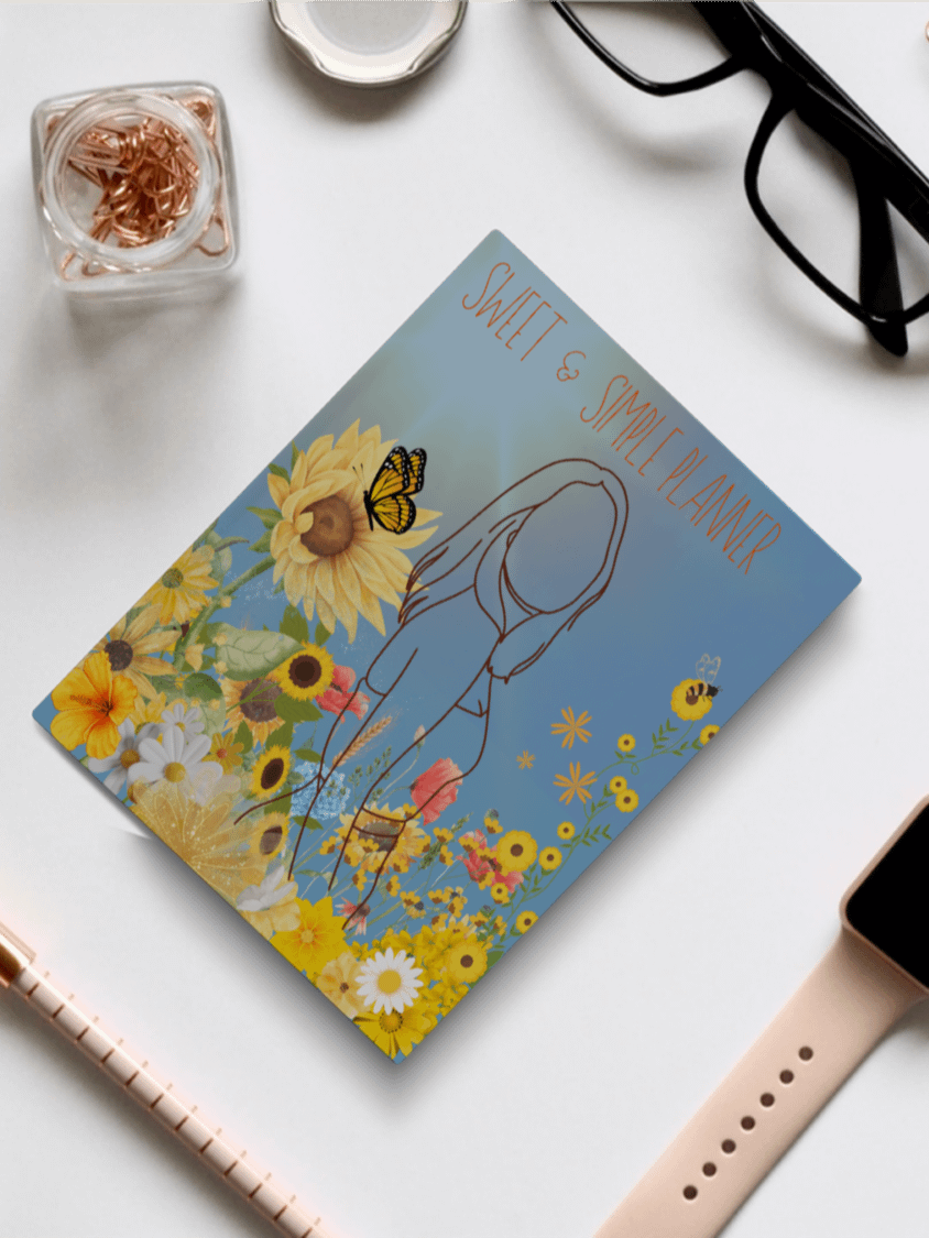Sweet and Simple Planner: Blank Monthly Calendar, To-Do Lists and Notes Pages product image (1)