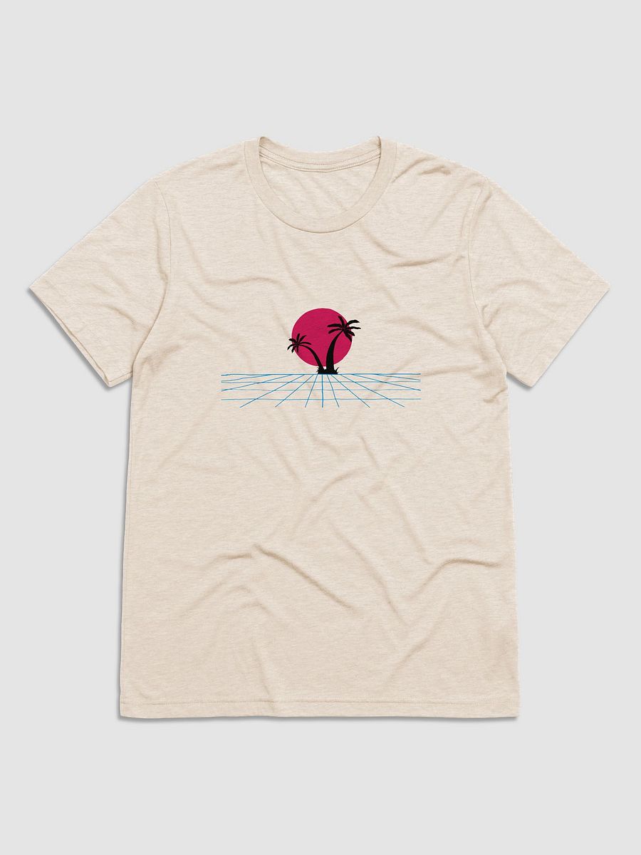 Vaporwave Sunset Palm Tree Tee product image (1)
