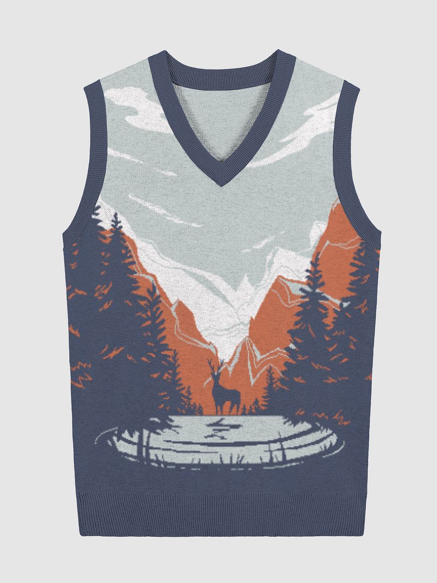 KawaiKitten Nordic Deer V-Neck Vest product image (1)