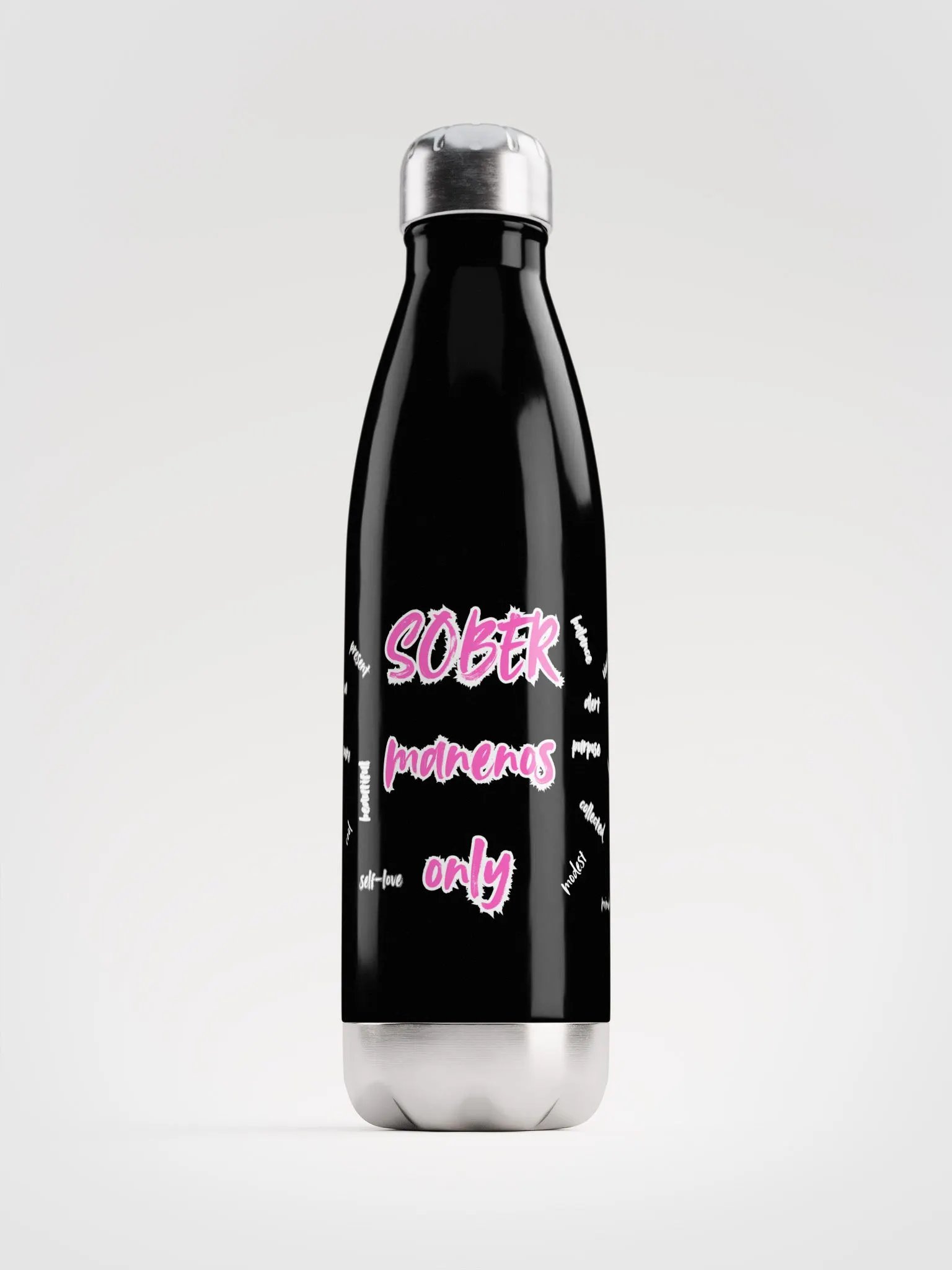 SOBER manenos only Stainless Steel Water Bottle product image (3)
