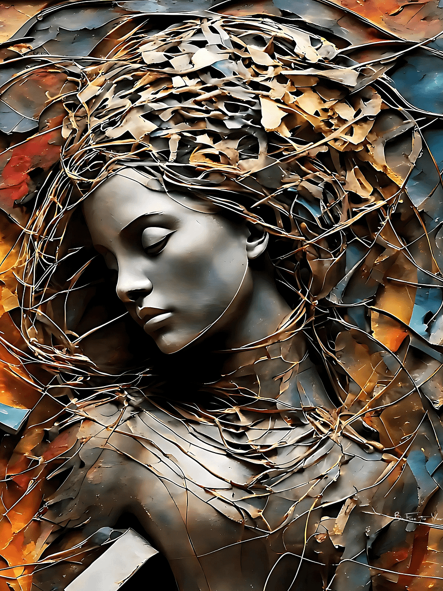 Be Free to Yourself | Silent Resistance | Canvas Painting product image (1)