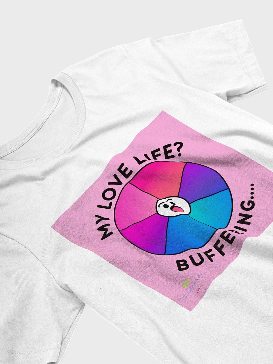 Funny My Love Life Buffering Unisex Heavy Cotton Tee, Relationship Humor Shirt, Gift for Couples, Valentine's Day Gift, Boyfriend Girlfriend product image (3)
