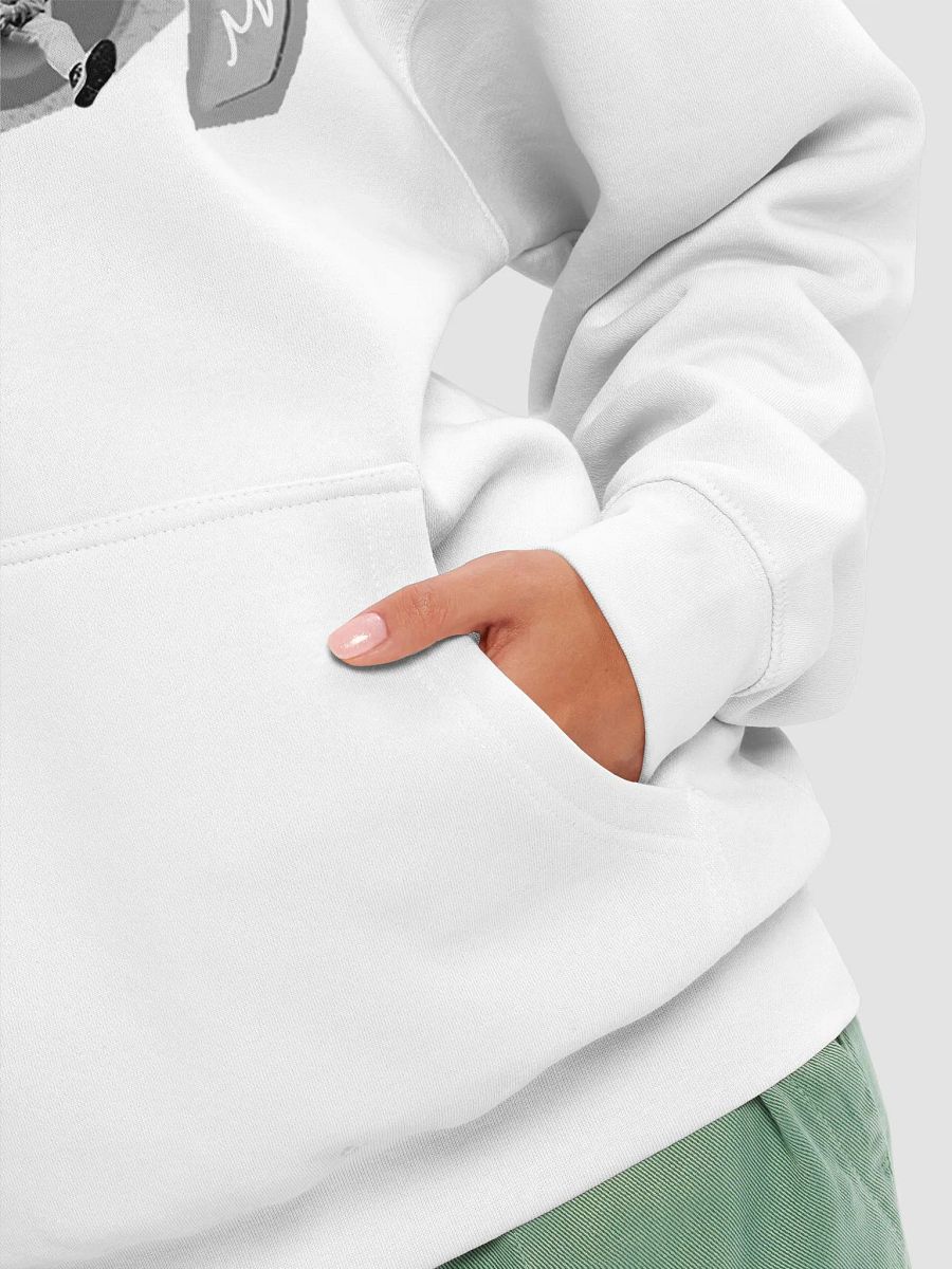 JOY Monochrome White Hoodie product image (8)