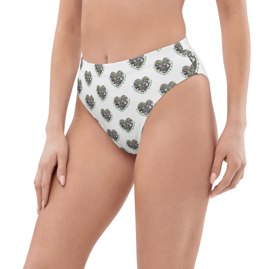 Symmetrical Shield Green All-Over Bikini Bottoms product image (4)
