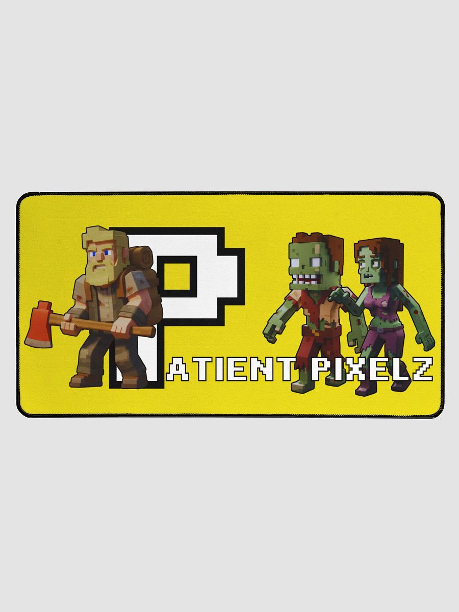 Patient PixelZ P Logo Desk Mat (Yellow) product image (1)
