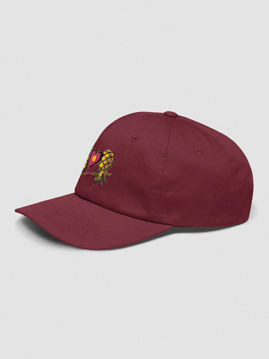 Peace Love & Pineapples embroidered low profile cap product image (20)