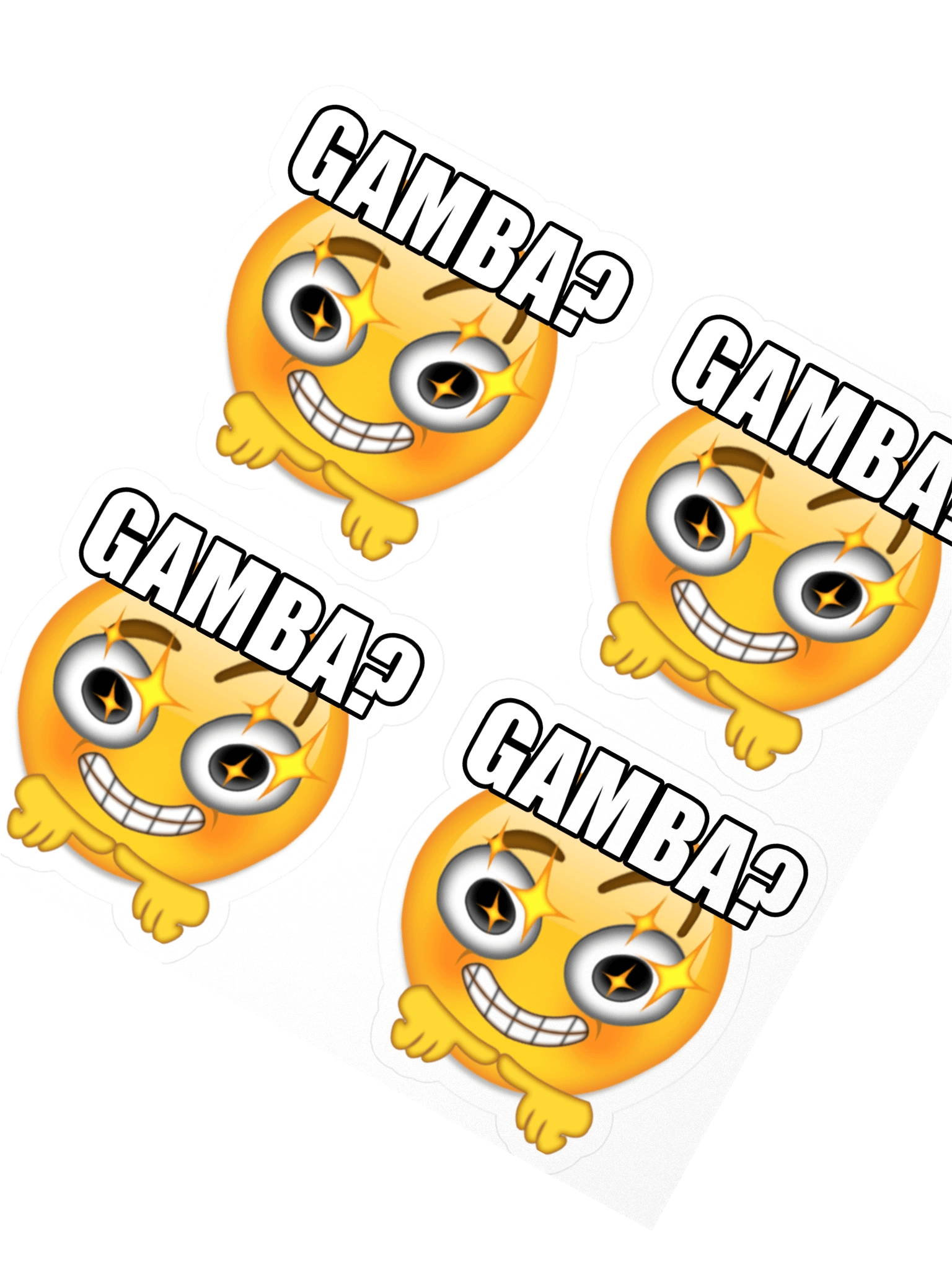 Gamba Emoji Sticker Sheet product image (2)