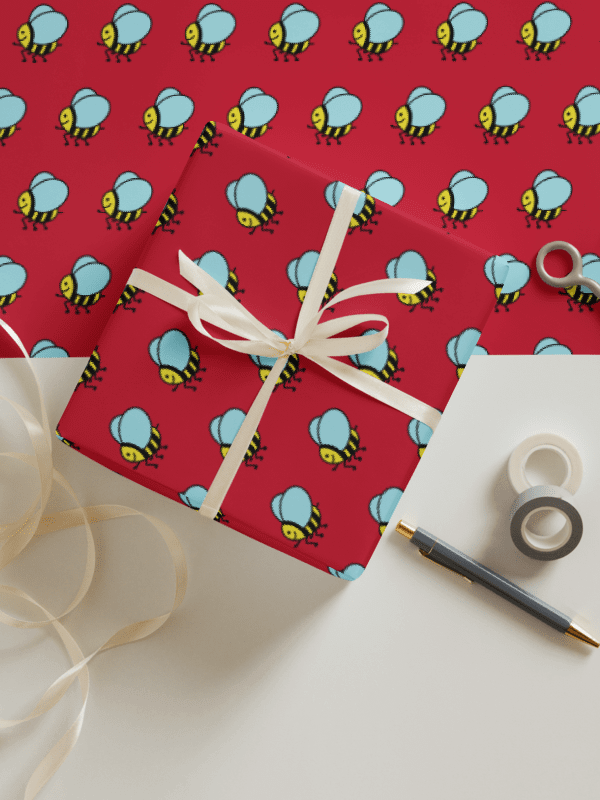 Bee Festive Giftwrap product image (2)