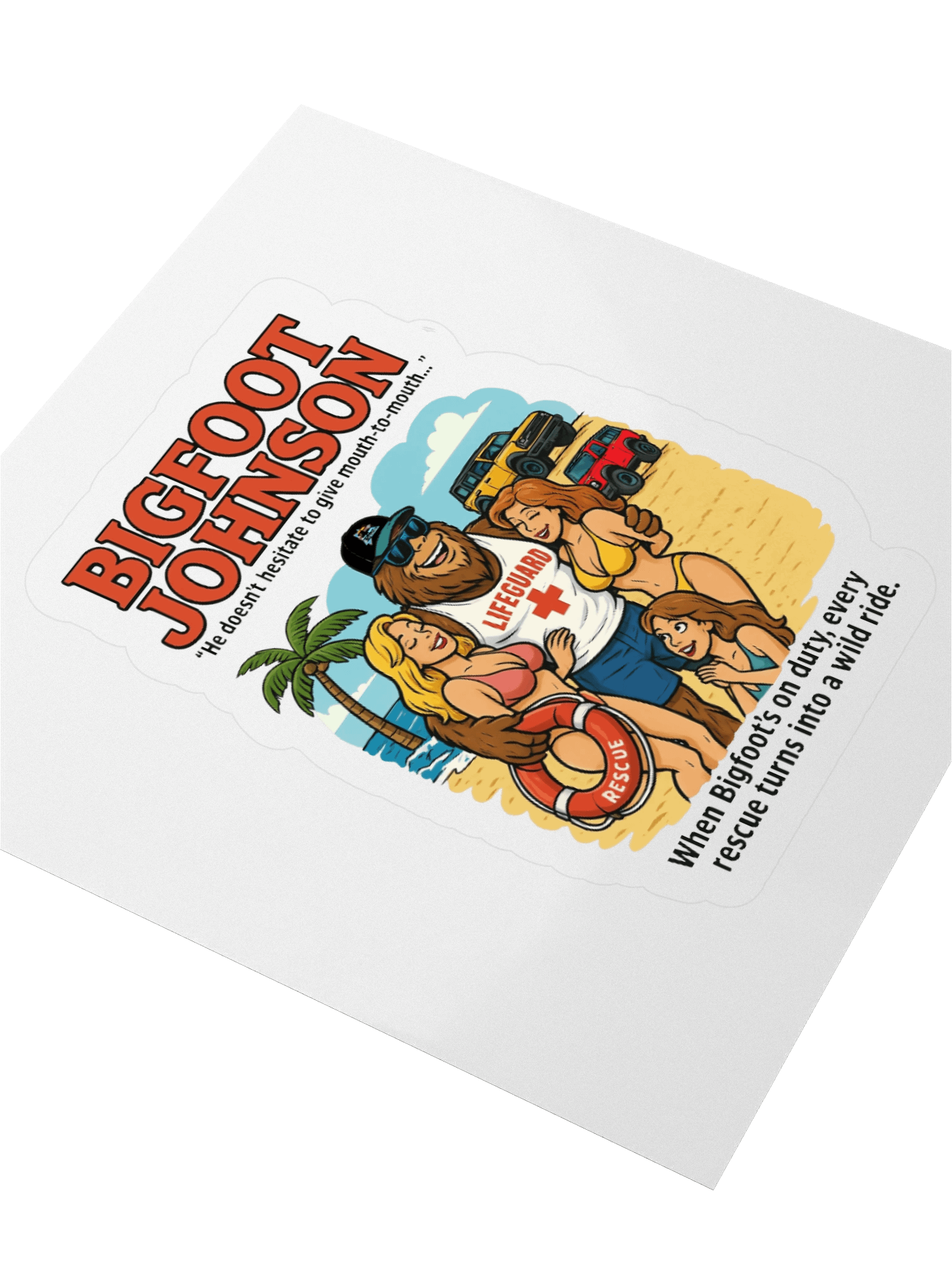 Destination Bigfoot Bronco Bigfoot Johnson Lifeguard Decal (Multiple Sizes Available) product image (9)