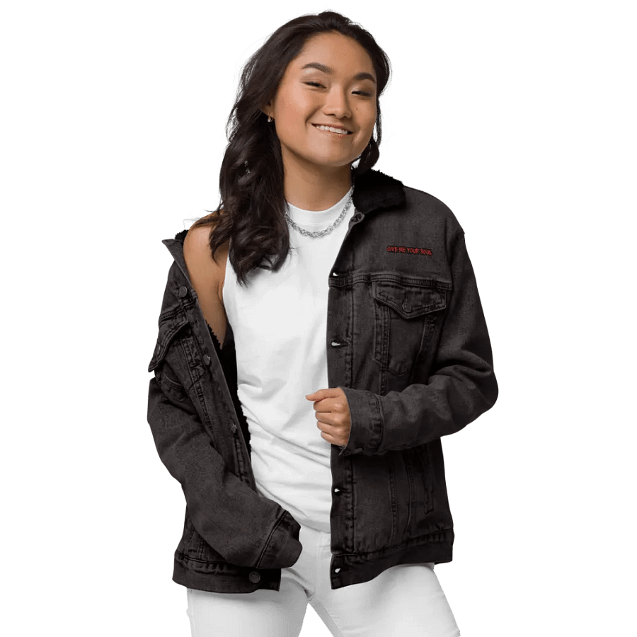 Deth Fluffy Denim Jacket product image (4)