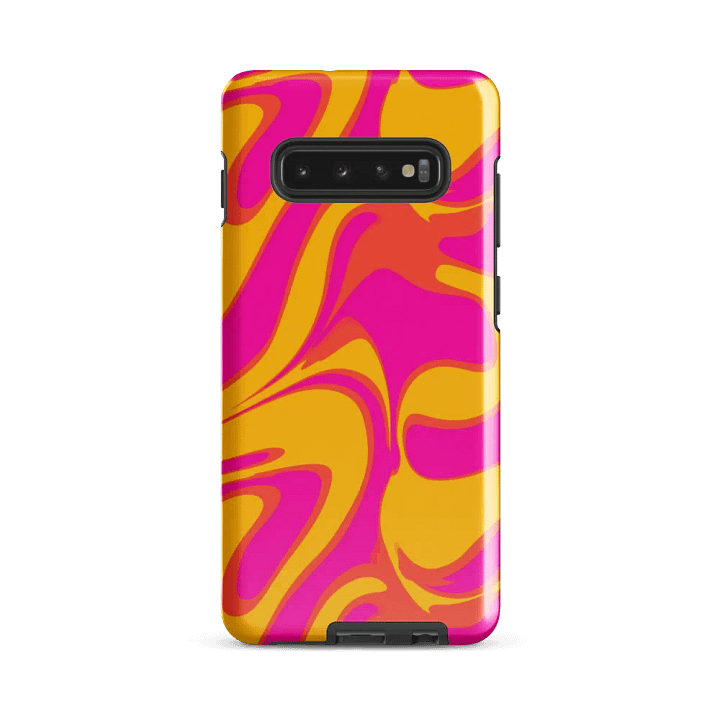 Pink and Yellow Psychedelic Swirls Samsung® Tough Case product image (47)