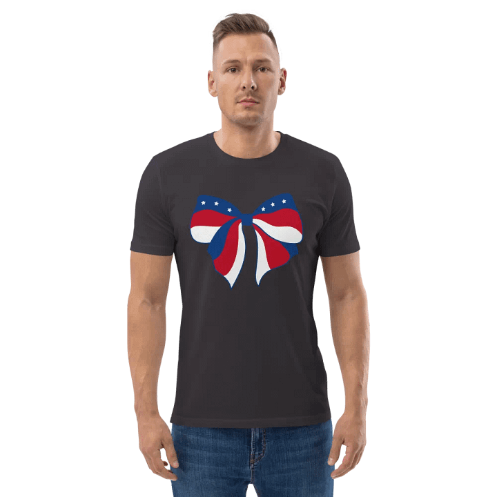 Patriotic Pride Bow Graphic T-Shirt product image (105)