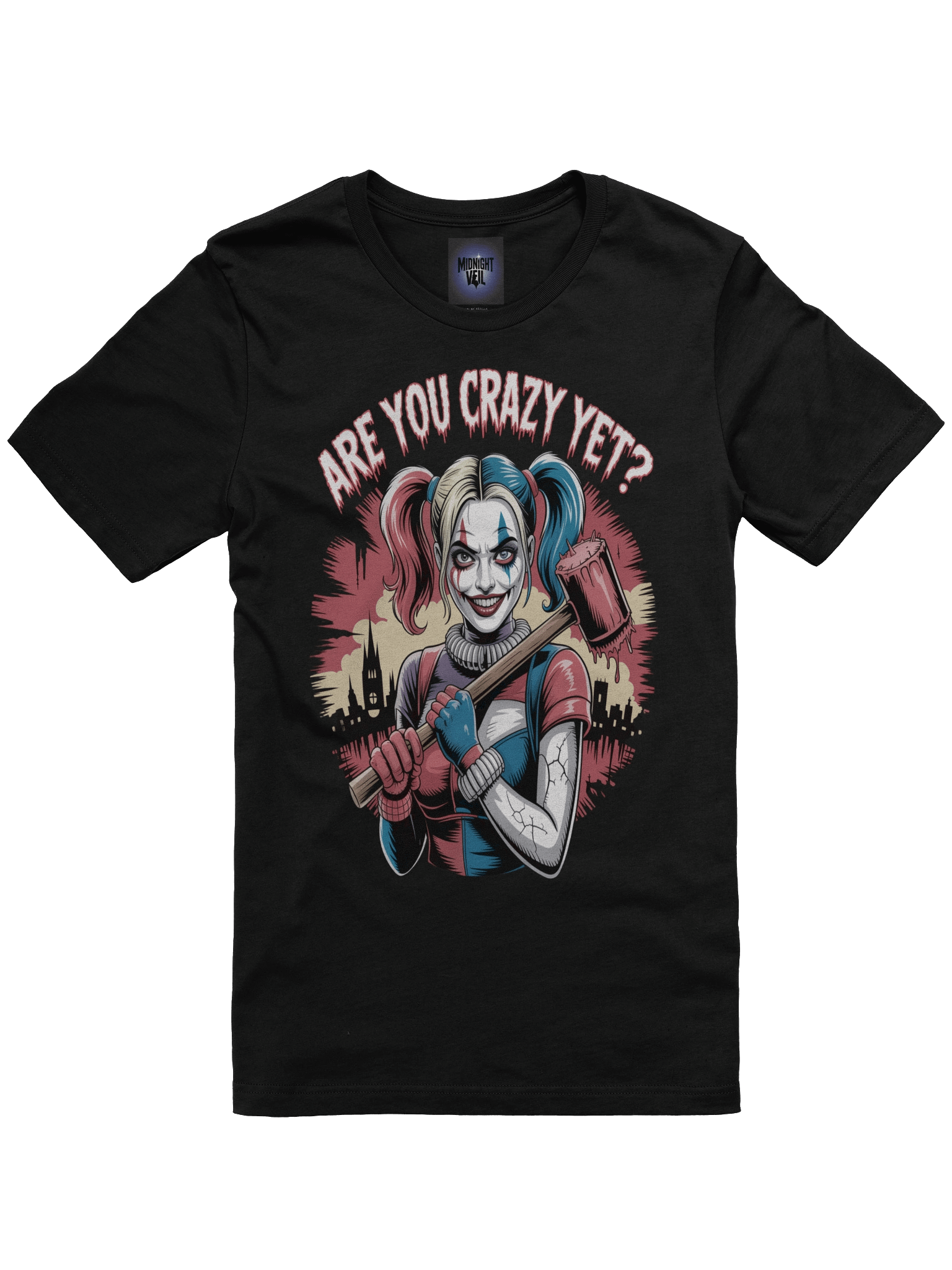 Are You Crazy Yet? Harley Quinn's Mallet Mayhem Graphic Tee product image (3)