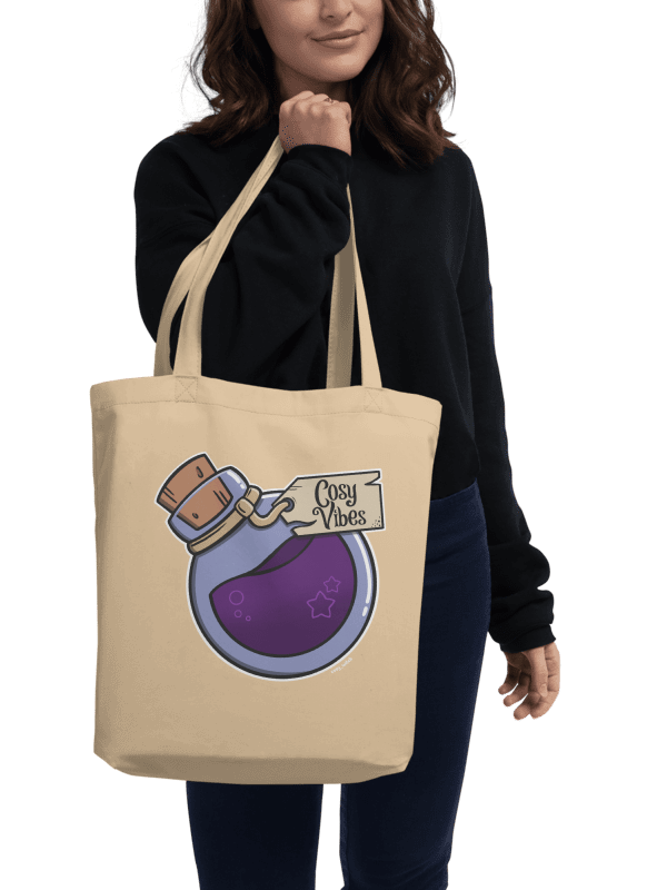 Cosy Vibes Potion Eco Cotton Tote Bag - Natural product image (2)