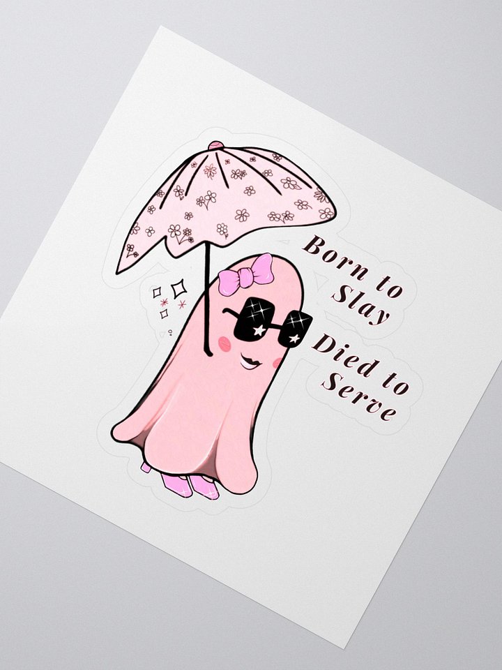 Born to Slay Ghost Sticker product image (2)
