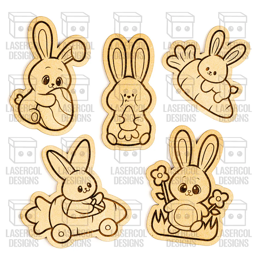 Easter Paint Kit DIY Cut Outs (Set 5-6-7-8) - Laser Cut Files product image (7)