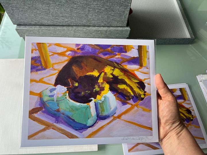 Sneak a Nap - Hand-Signed Print product image (1)