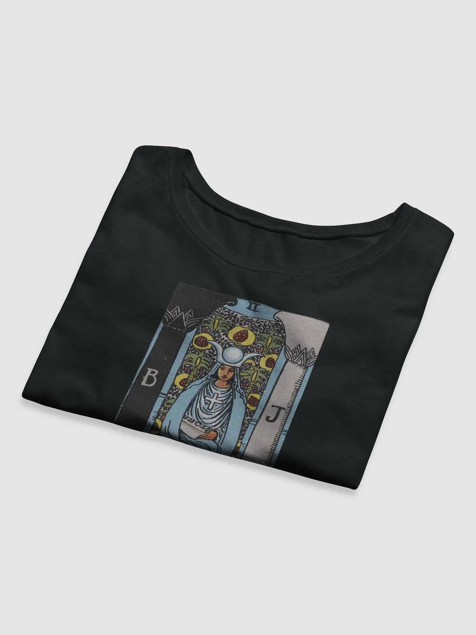 Weird Girl Summer Tarot High Priestess - Crop Top product image (15)