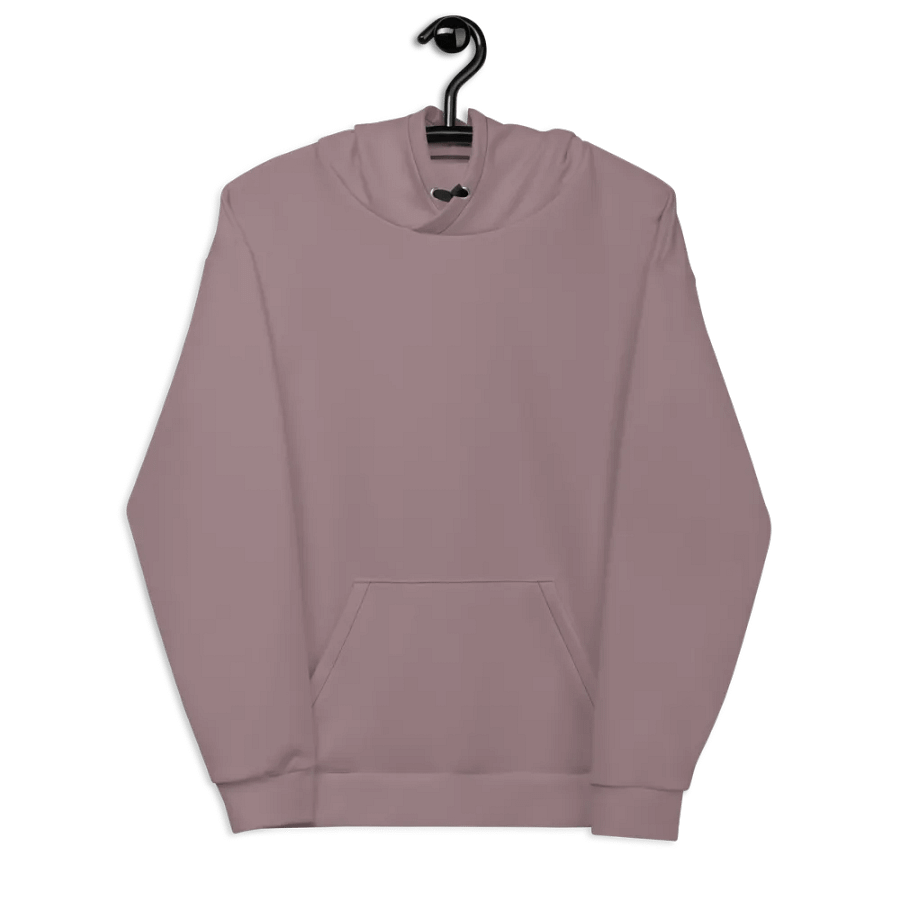 Plain Cool Purplish Brown Soft Summer Unisex Recycled Polyester Heavyweight Premium Hoodie by Treasure Pie product image (8)