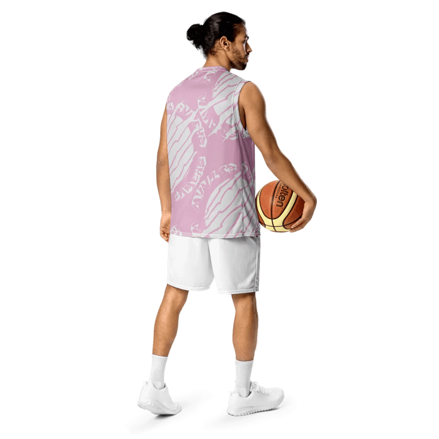 [ ITZJOEL44 ] PINK/WHITE Basketball Jersey product image (7)