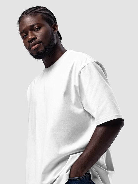 Photo showing Cotton Heritage Oversized Heavyweight T-Shirt