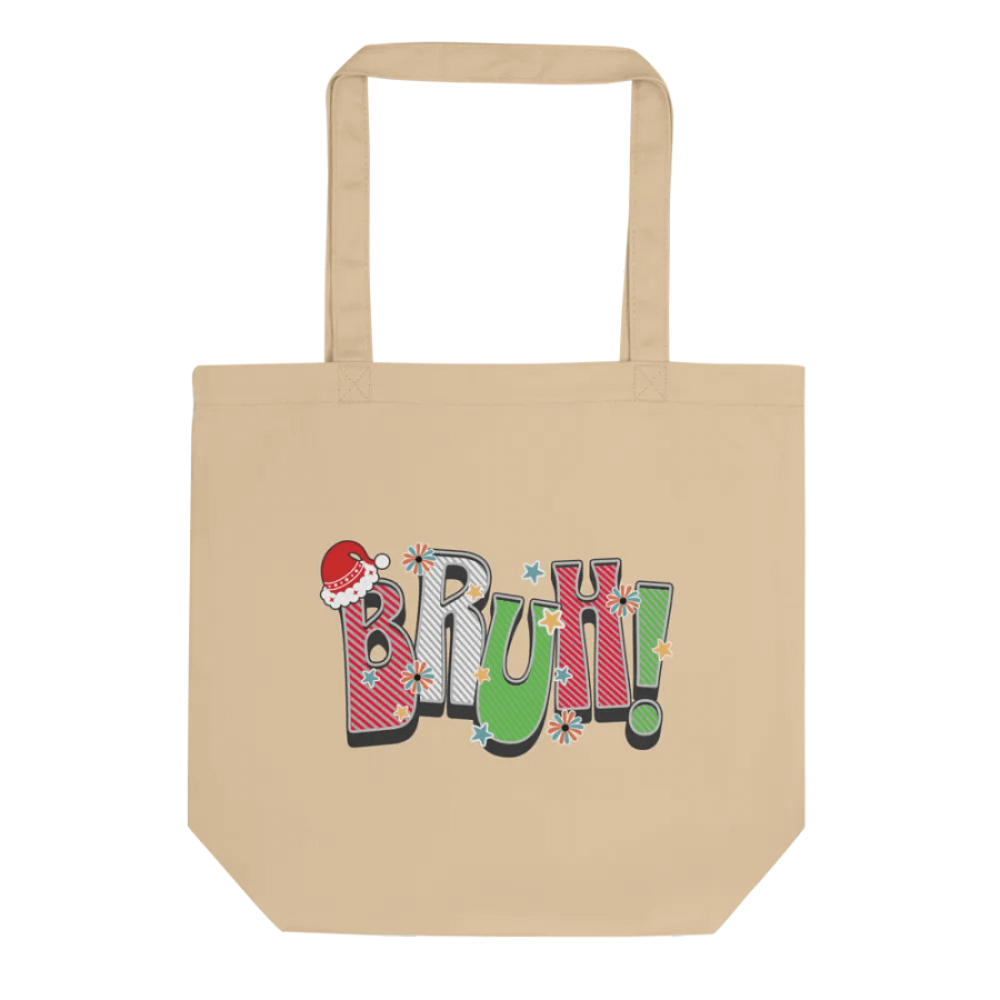 Bruh! Christmas Santas Floral Tote product image (1)