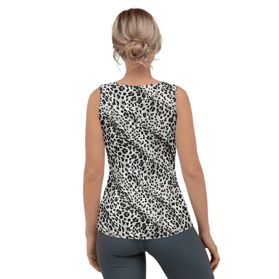 Grey Leopard Woman Tank Top product image (2)