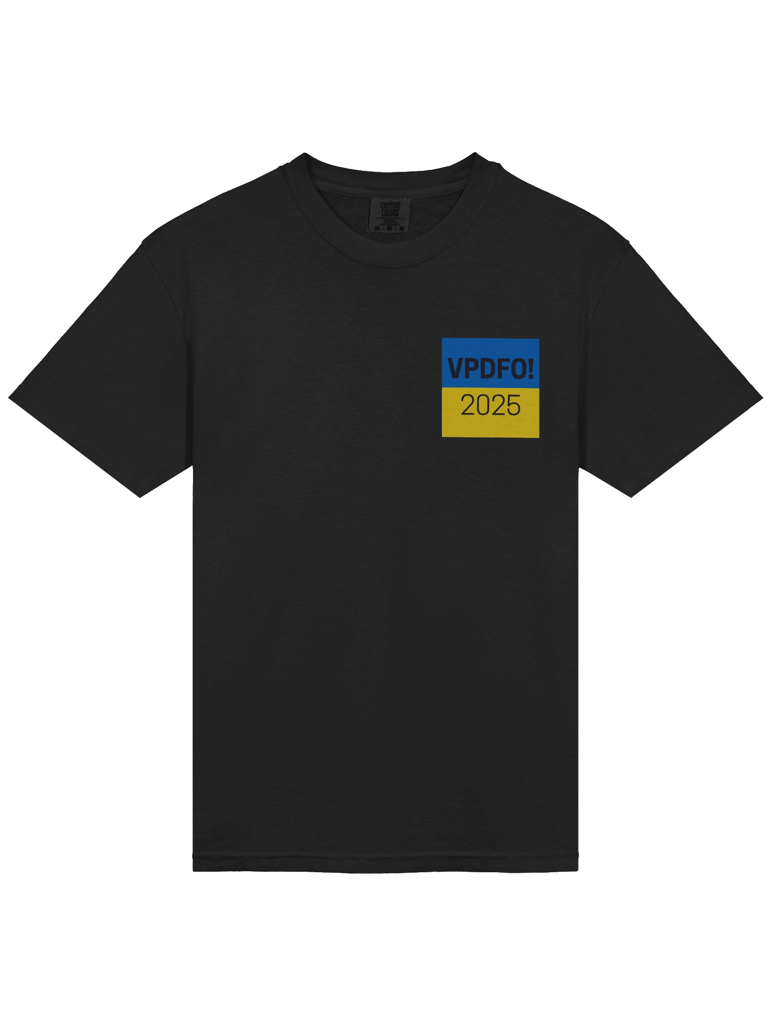 Ukraine flag VPDFO 2025 premium tee product image (3)