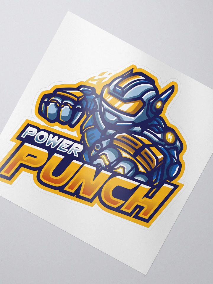 PunchBot W/ Logo Sticker product image (2)