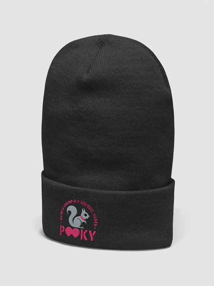 My Best friend is a squirrel named pooky supersoft beanie product image (2)