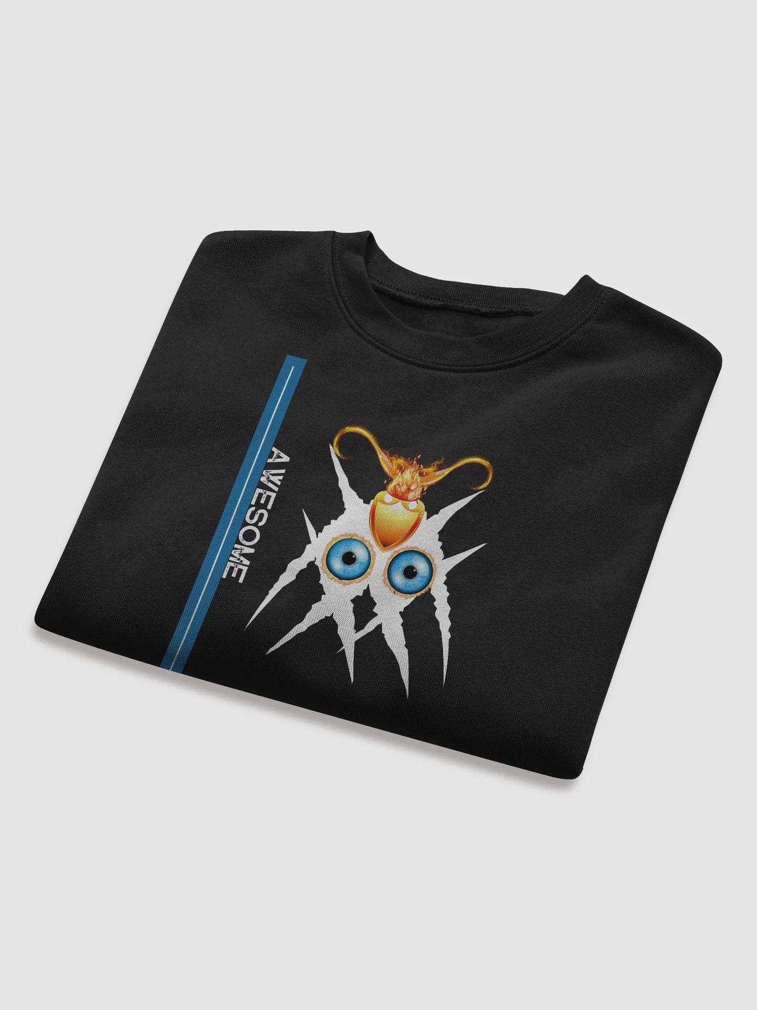 Flame-Eyed Symmetry Crop Sweatshirt product image (8)