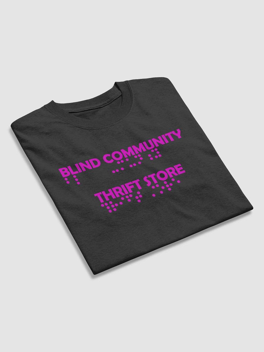 T Shirt Pink Braille Logo product image (3)