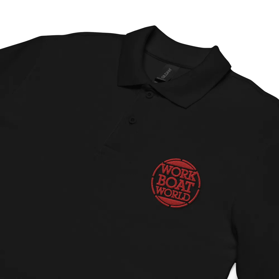 Work Boat World Logo Polo (Red Logo) product image (6)