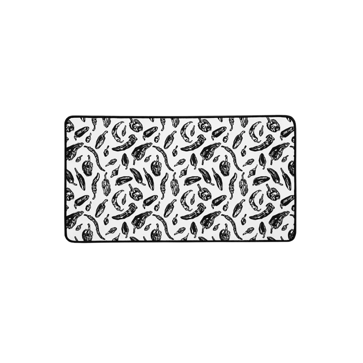 'Summer Peps' Desk Mat Black & White product image (2)