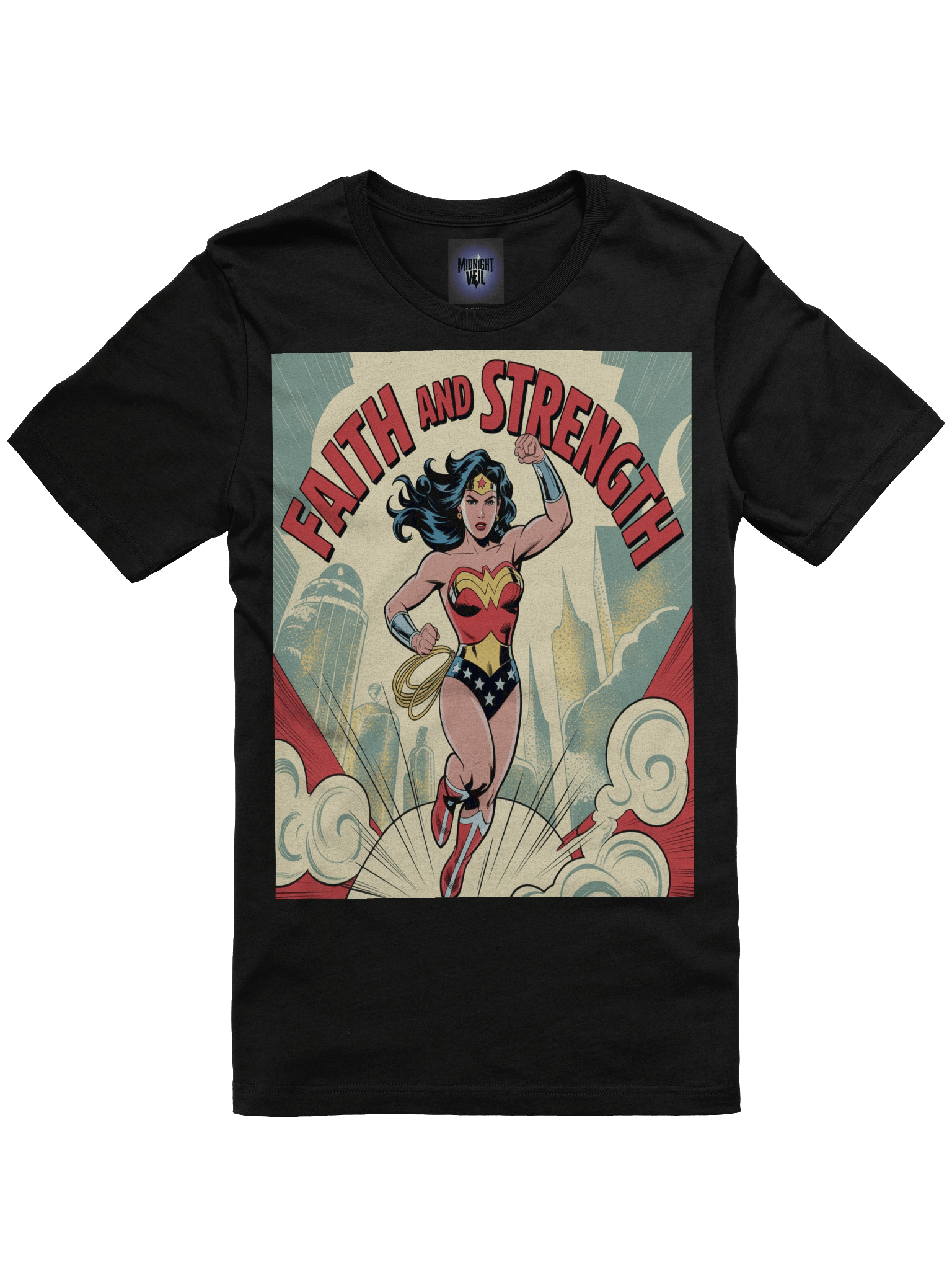 Wonder Woman Faith and Strength Supersoft T-Shirt product image (3)