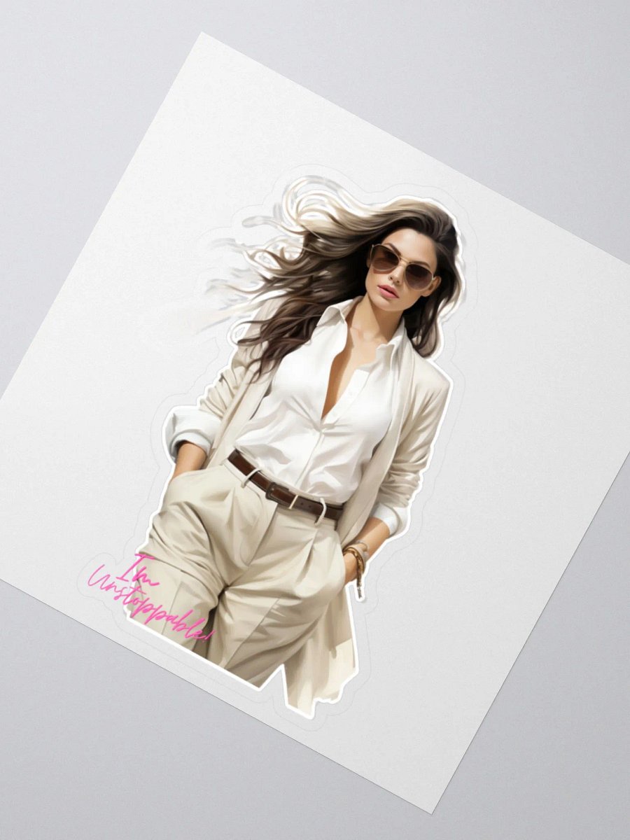 Inspirational sticker, I'm Unstoppable product image (4)