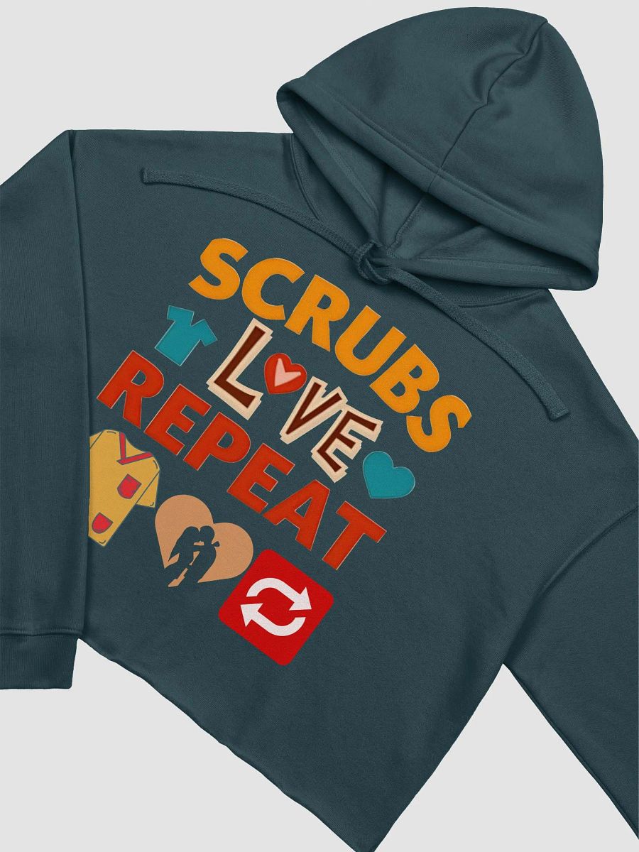 Love Repeat Scrubs Crop Hoodie product image (25)