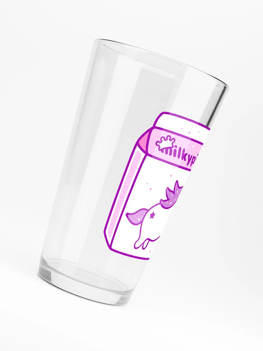 Milky Pixel Logo Shaker Pint Glass product image (6)