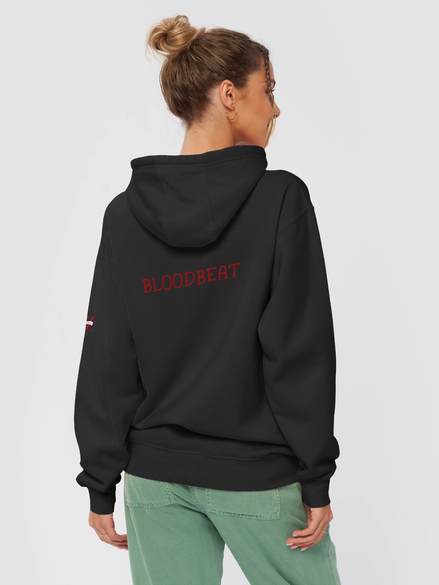 Bloodbeat Graphic Hoodie by Lepa Zorić product image (4)