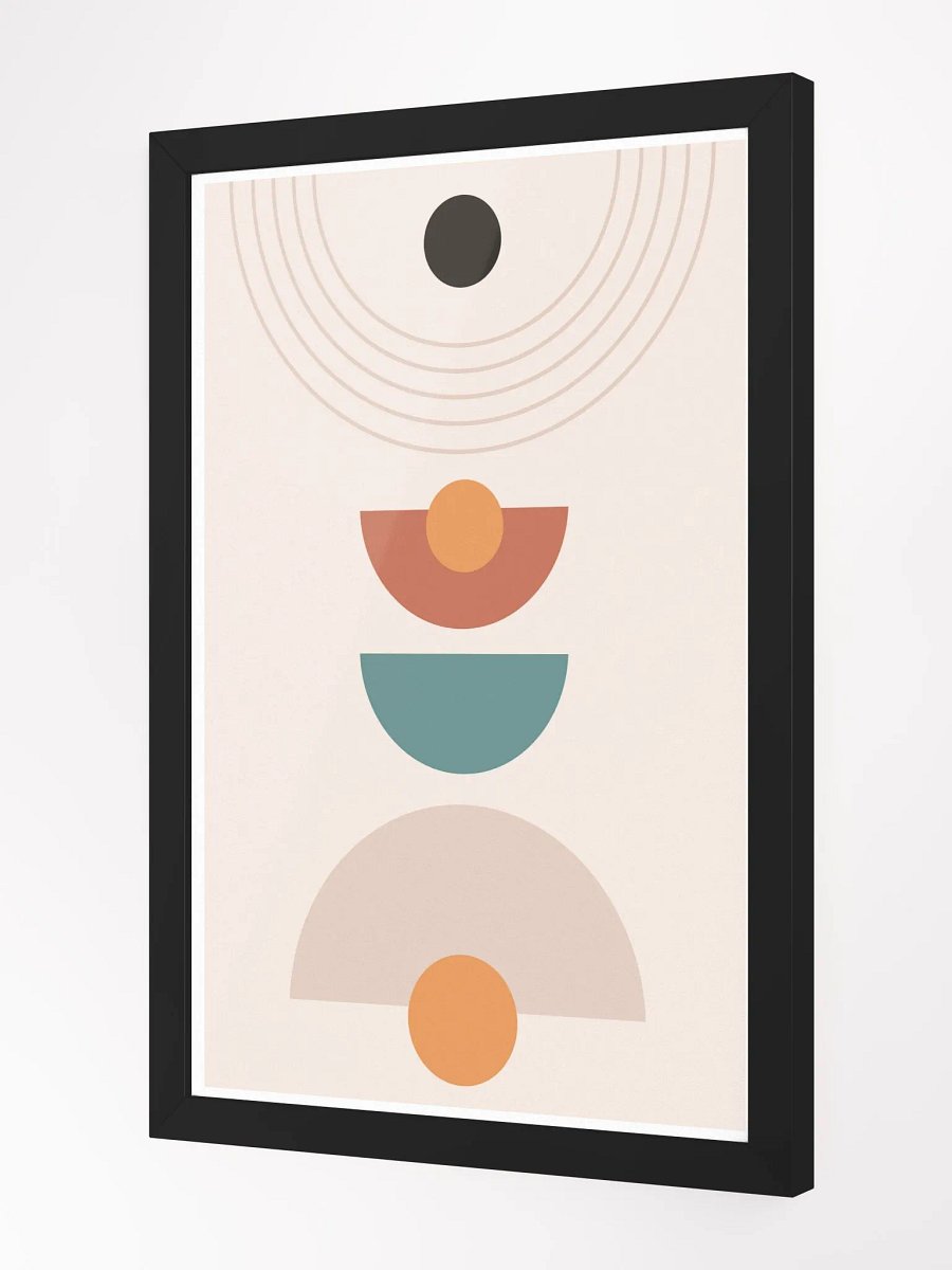 Geometric Harmony Framed Poster product image (7)