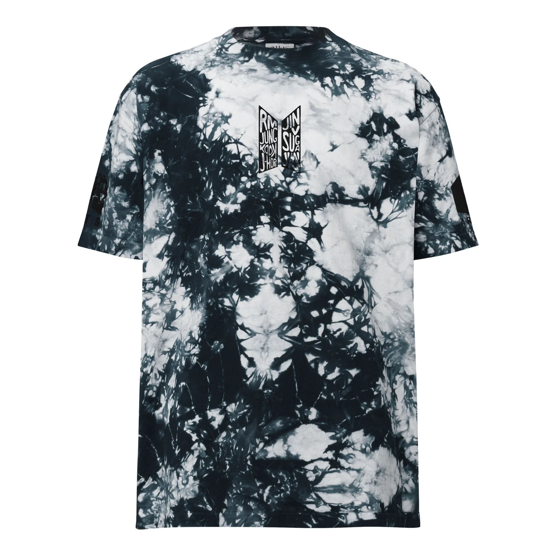 BTS & ARMY COSMIC Tie-Dye Streetwear Tee product image (1)