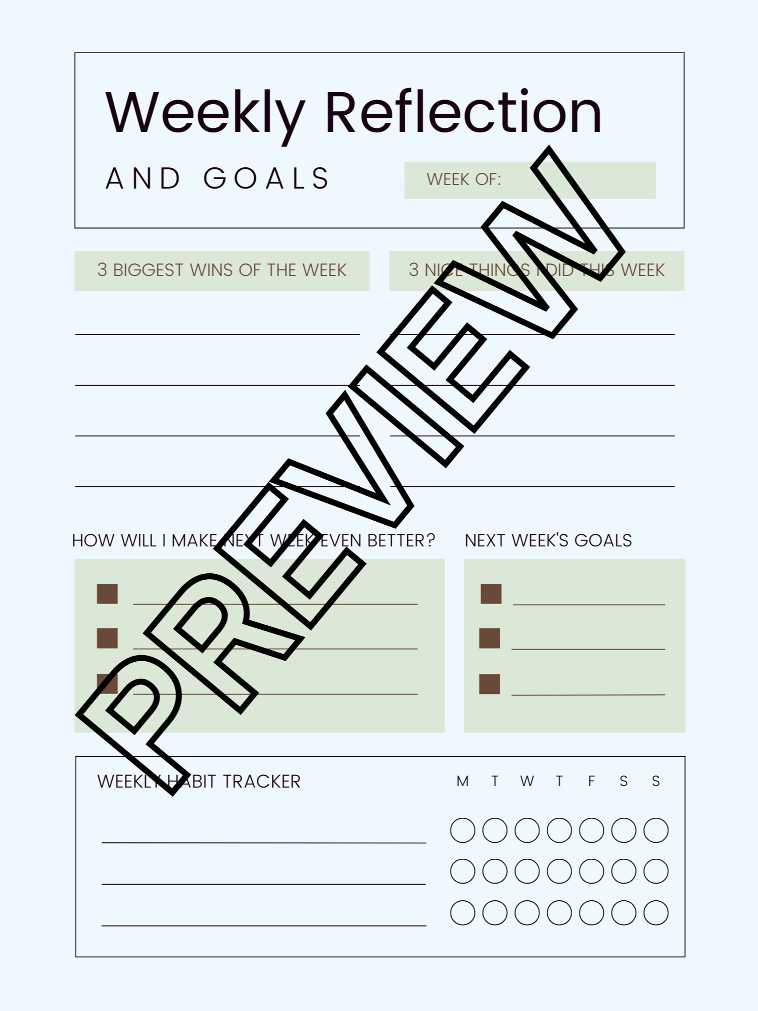 Wellness Weekly Reflection product image (1)
