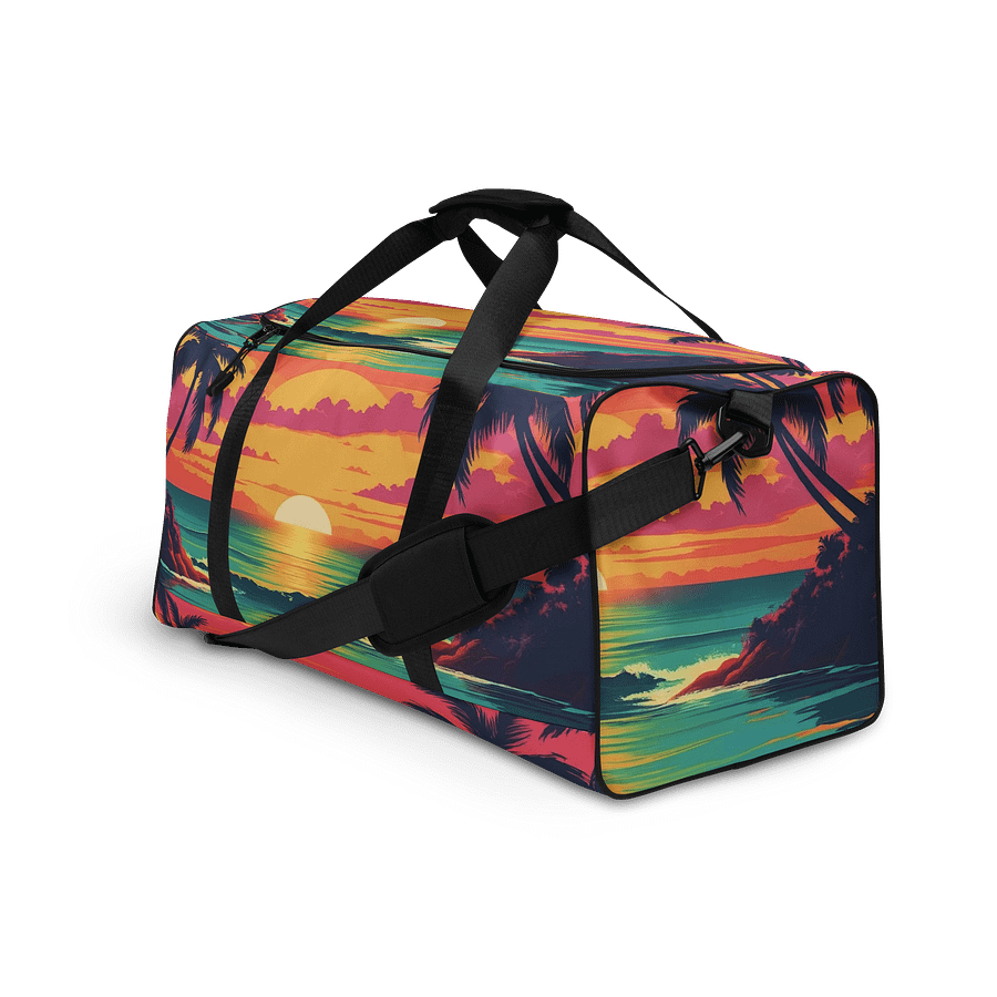 Tropical Sunset All-Over Duffle Bag product image (3)