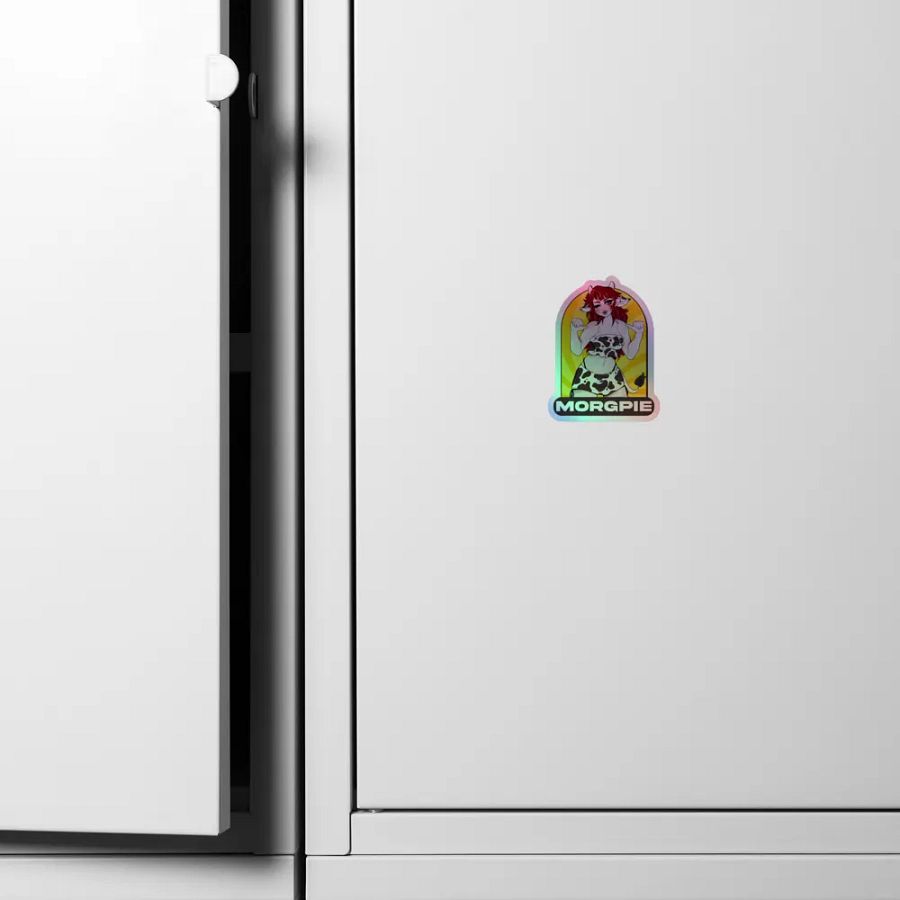 Cow Girl Milkers Holographic Sticker product image (5)