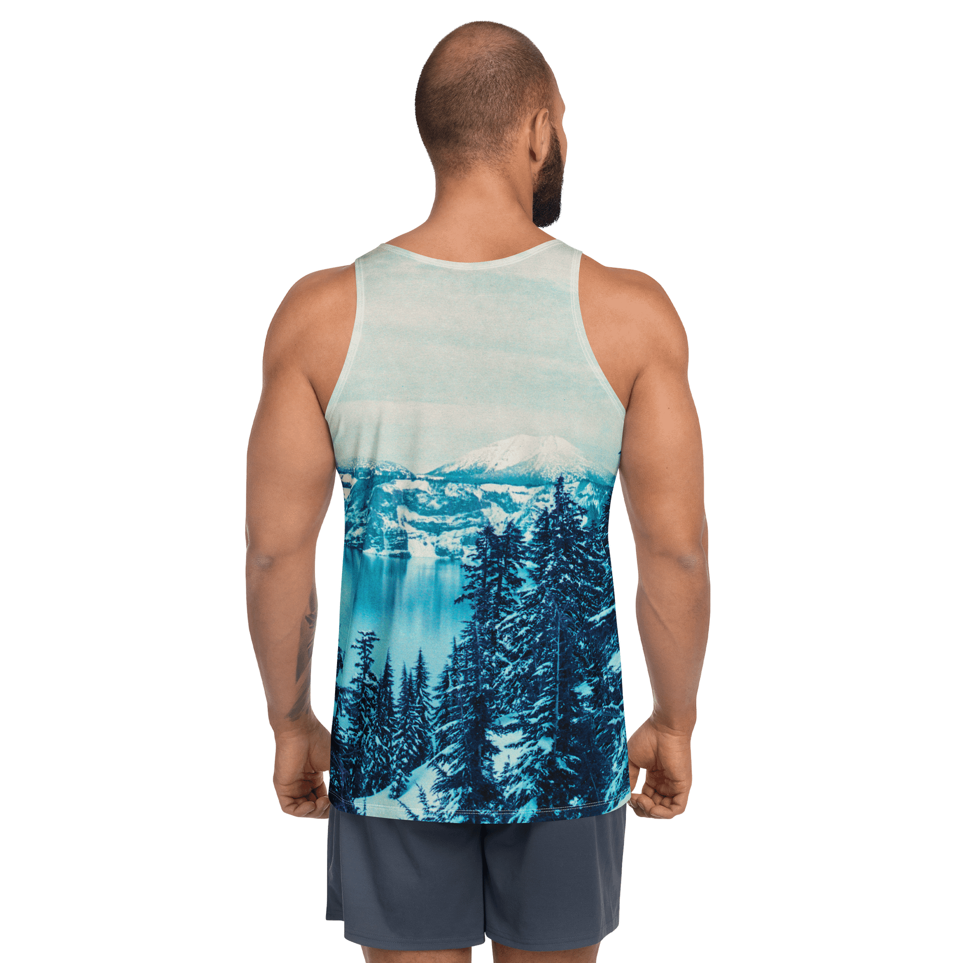 Crater Lake Lomopurple Men's Tank Top product image (4)