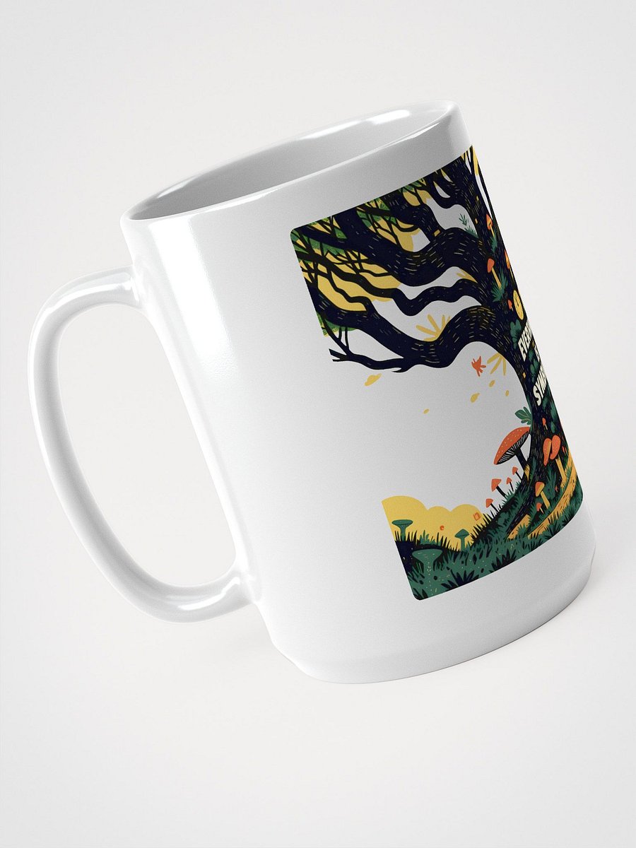 Symbiotic Nature - Tree & Mushroom Ecosystem Glossy Mug product image (3)