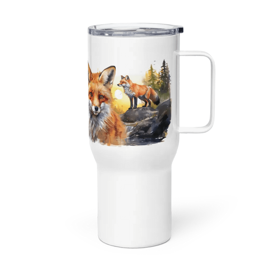 Wilderness Foxes Stainless Steel Travel Mug product image (3)