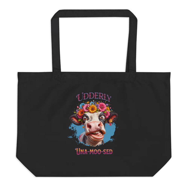 Udderly Amoosing Organic Cotton Tote product image (1)