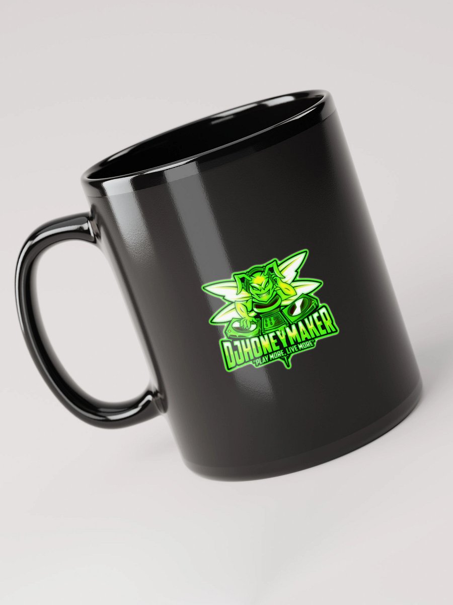 Neon Logo Black Glossy Mug product image (5)
