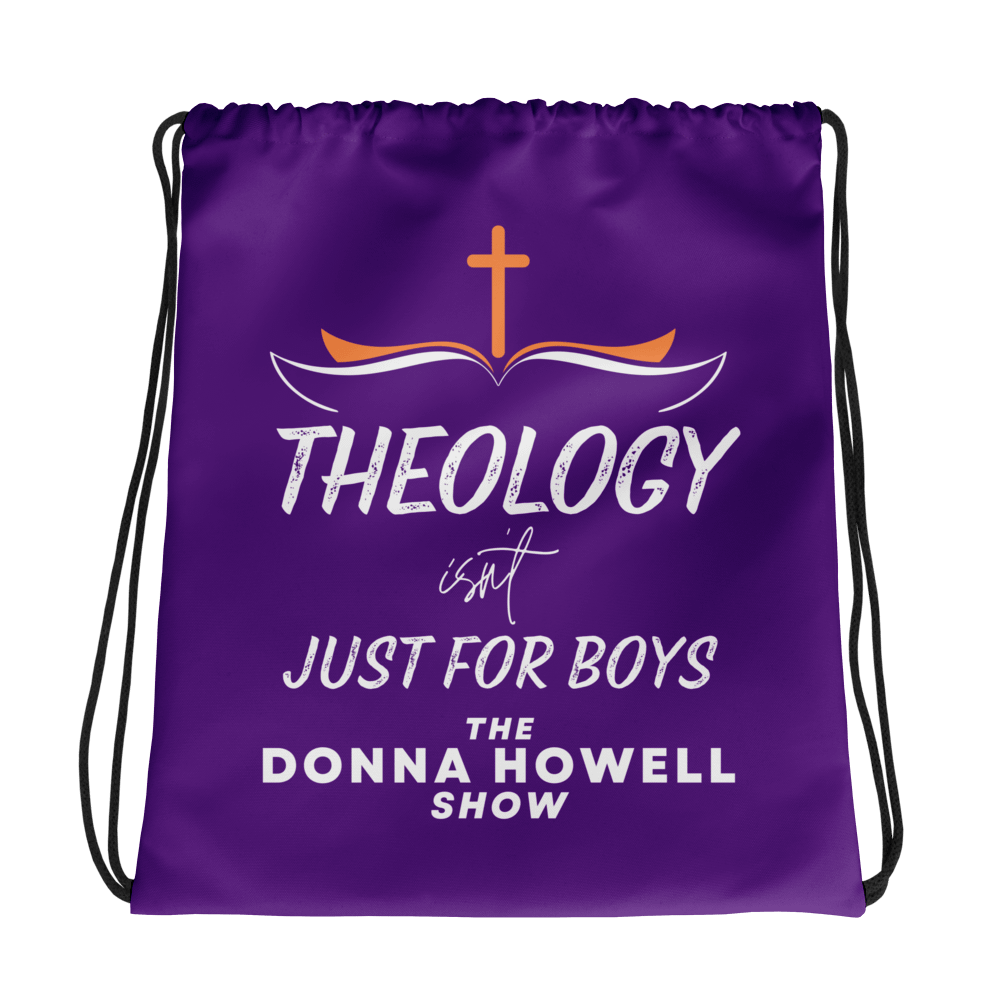 Theology Isn't Just for Boys Drawstring Bag product image (1)